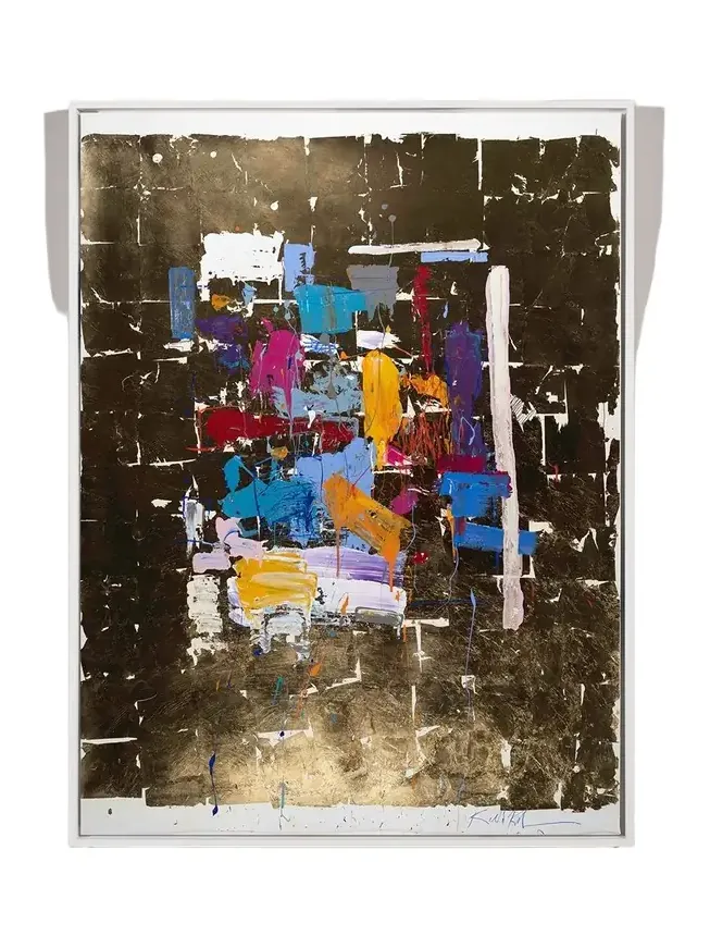 RFA Fine Art "Abstract On Gold" Giclee by Robert Robinson
