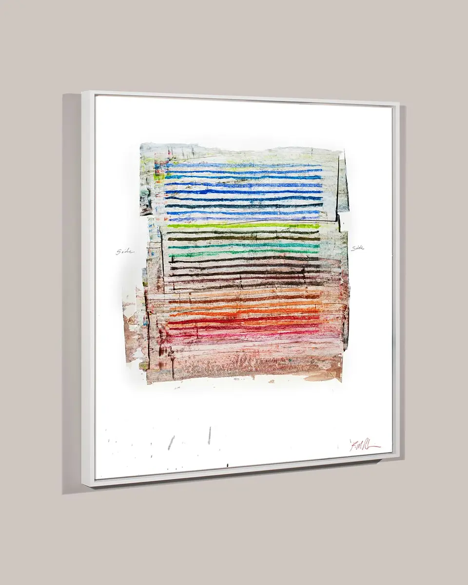 RFA Fine Art Horizontal Rainbow Lines Giclee | Thumbnail 2