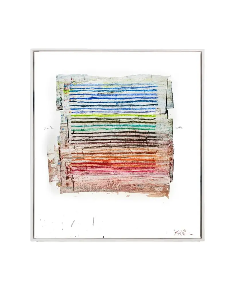 RFA Fine Art Horizontal Rainbow Lines Giclee