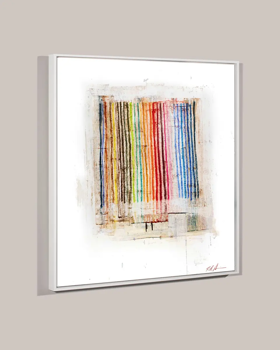 RFA Fine Art Vertical Rainbow Lines Giclee | Thumbnail 2