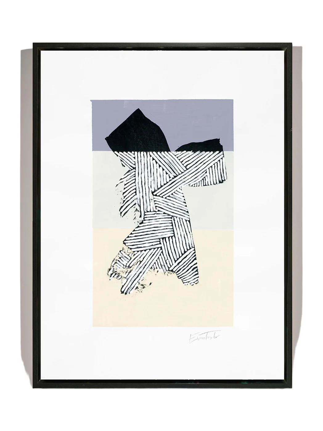 RFA Fine Art Abstract Pastel Lines Giclee