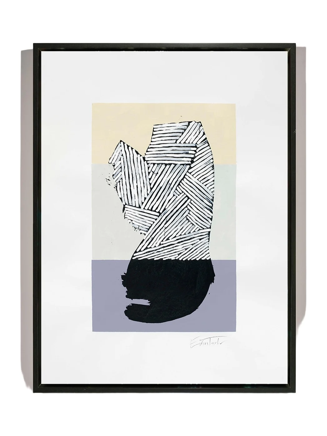 RFA Fine Art Abstract Linear Pastel Giclee