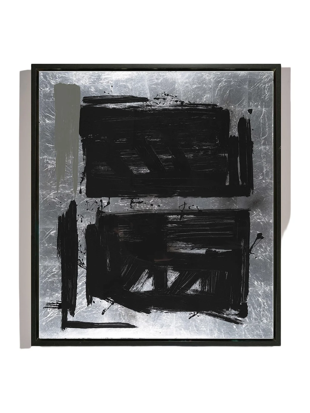 RFA Fine Art Black & Silver Abstract Giclee Wall Art