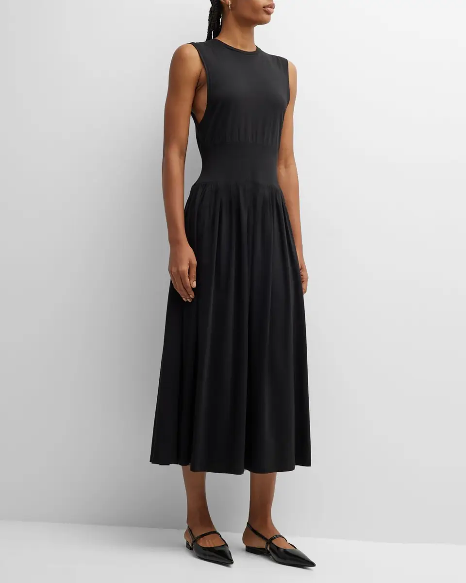 Toteme Sleeveless Cotton Tee Dress | Thumbnail 2