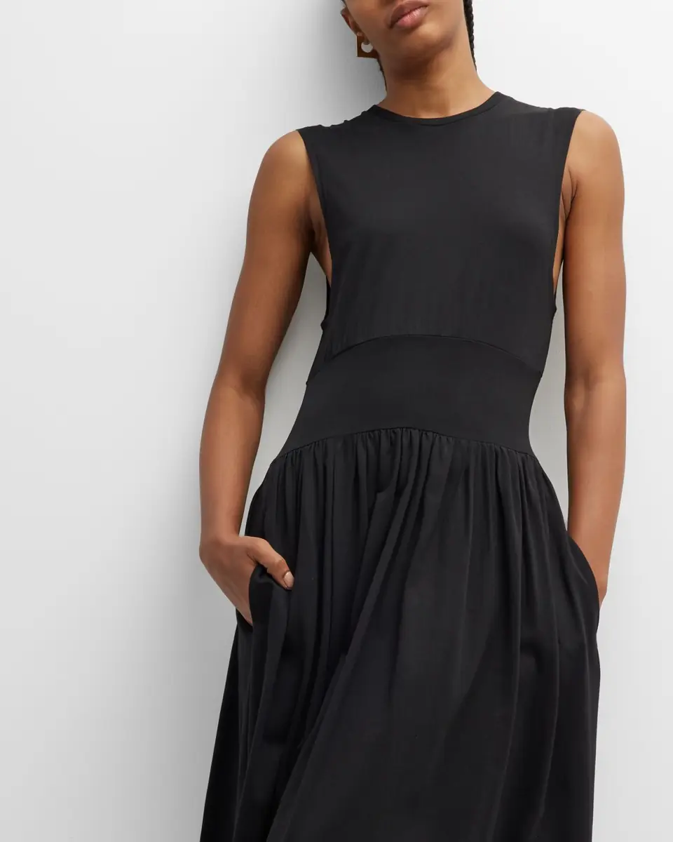 Toteme Sleeveless Cotton Tee Dress | Thumbnail 6