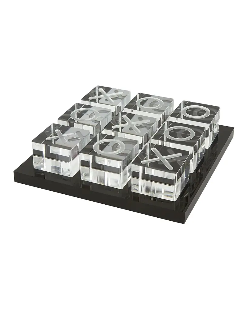 Tizo Clear Tic-Tac-Toe Set