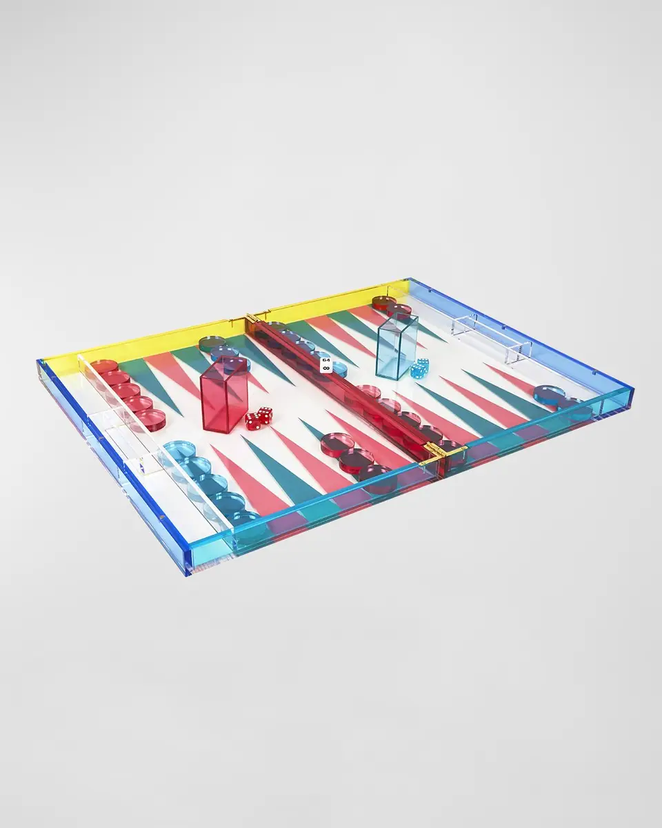 Tizo Lucite Backgammon Set | Thumbnail 2