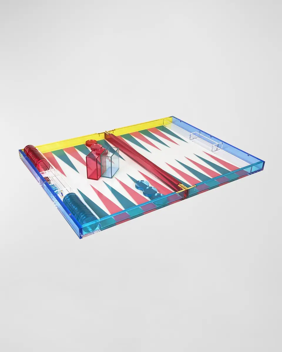 Tizo Lucite Backgammon Set | Thumbnail 3