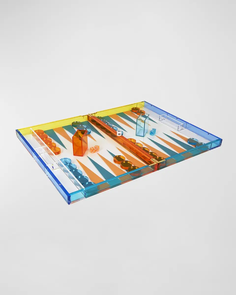 Tizo Lucite Backgammon Set | Thumbnail 2 Tizo Lucite Backgammon Set | Thumbnail 2
