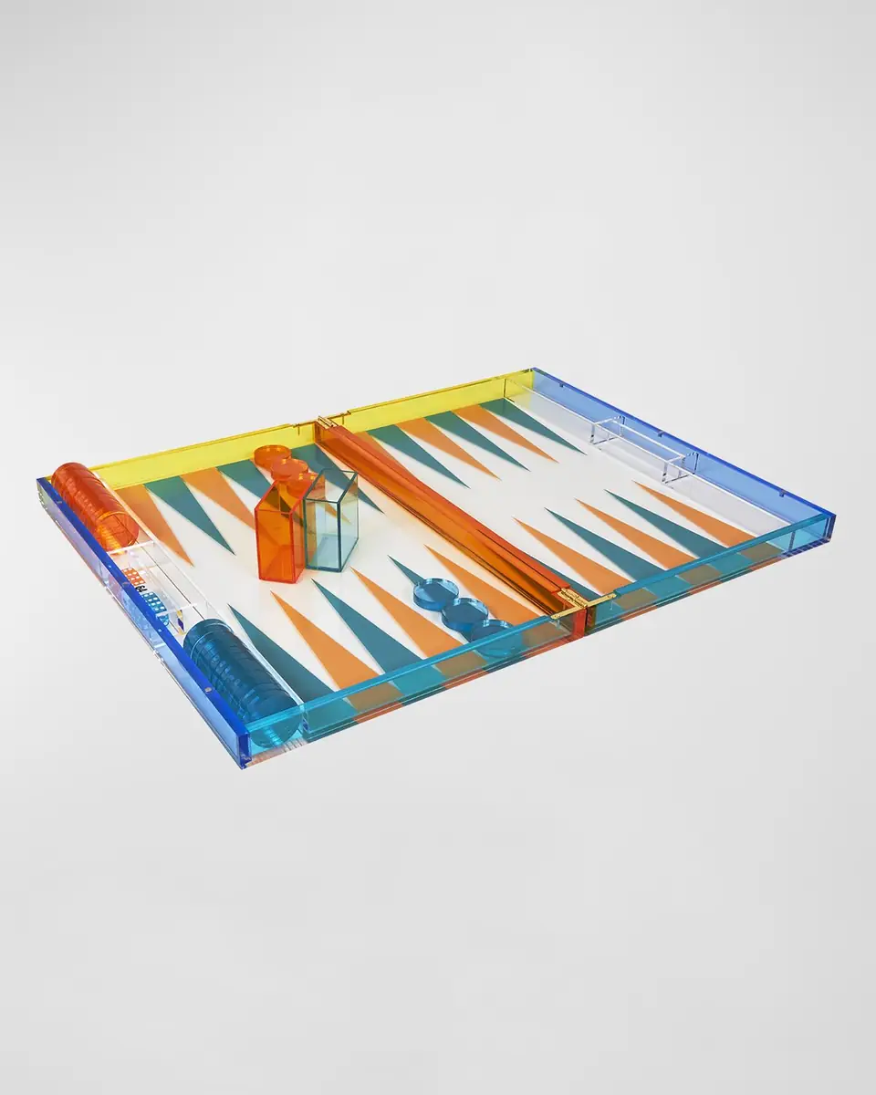 Tizo Lucite Backgammon Set | Thumbnail 3 Tizo Lucite Backgammon Set | Thumbnail 3