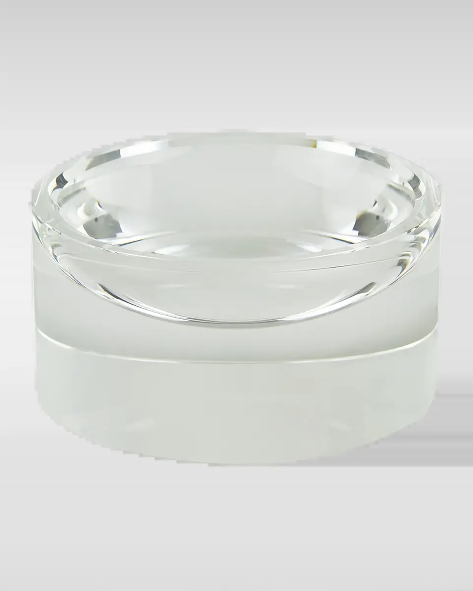 Tizo Clear Crystal Bowl Round 7" Diameter | Thumbnail 2