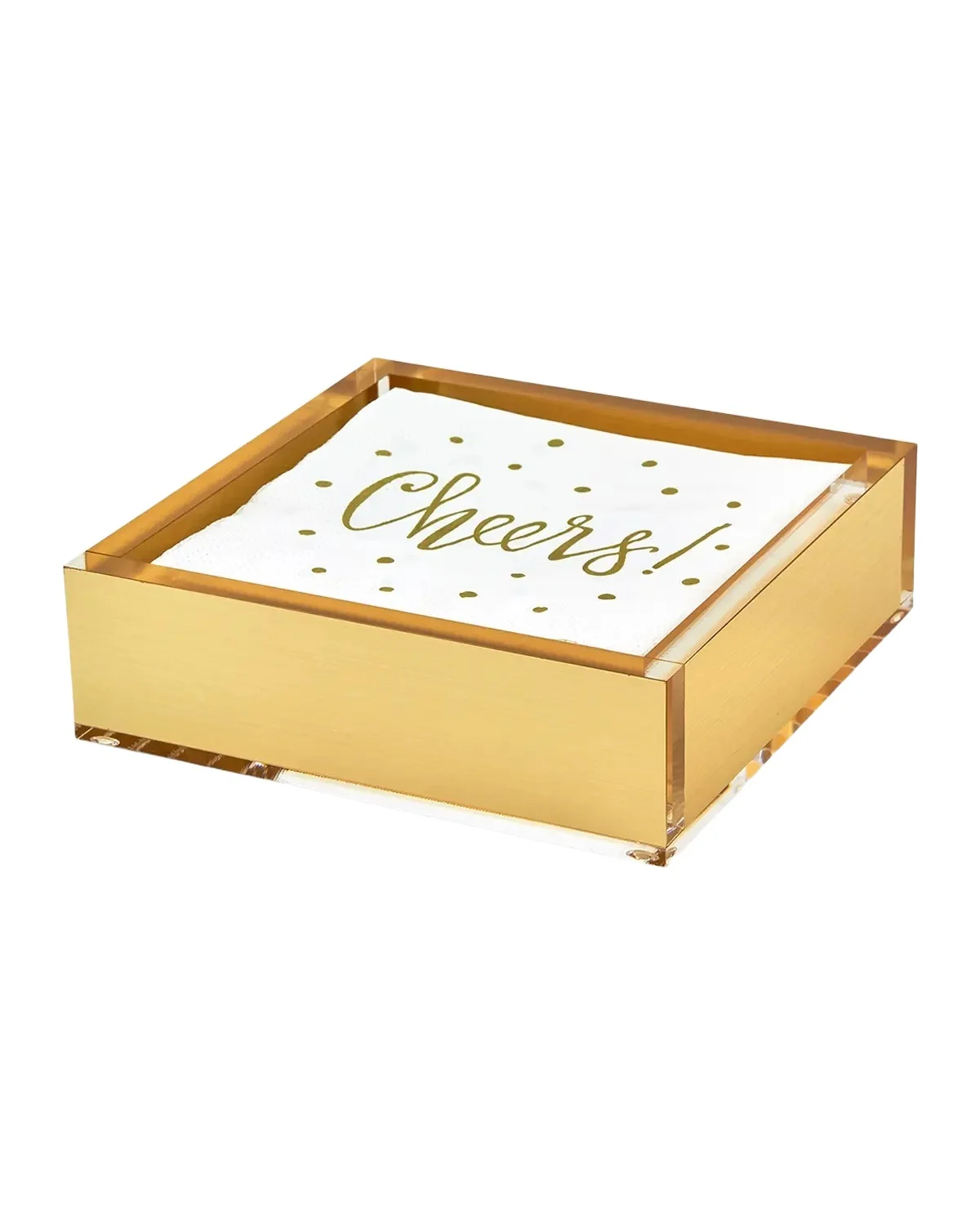 Tizo Lucite Cocktail Napkin Tray