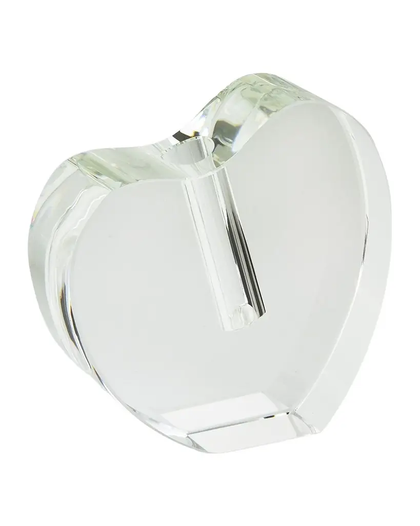 Tizo Clear Crystal Heart Vase Small