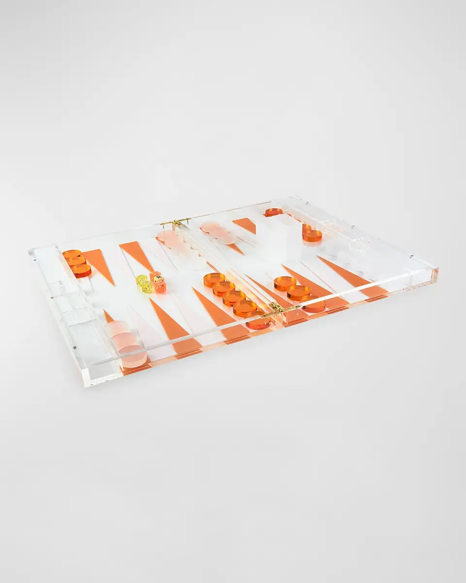 Tizo Lucite Backgammon Set | Thumbnail 2