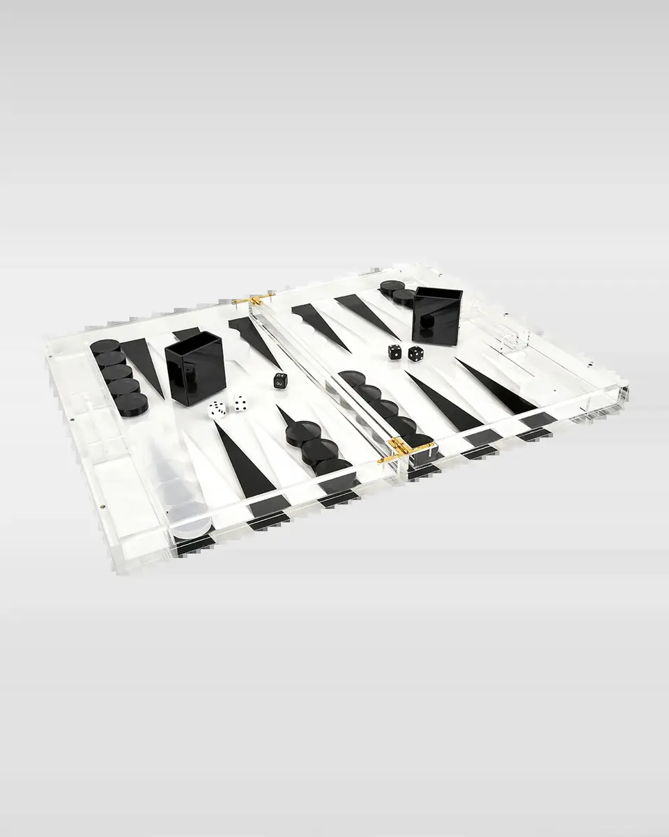 Tizo Lucite Backgammon Set | Thumbnail 2 Tizo Lucite Backgammon Set | Thumbnail 2