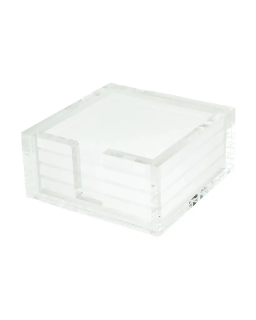 Tizo Lucite Coasters, Set of 4