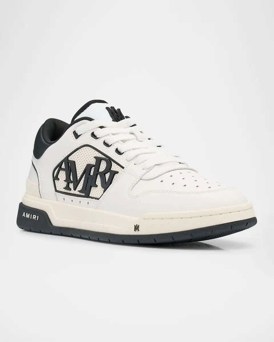 Amiri Men's Classic Leather Logo Low-Top Sneakers | Thumbnail 3 Amiri Men's Classic Leather Logo Low-Top Sneakers | Thumbnail 3