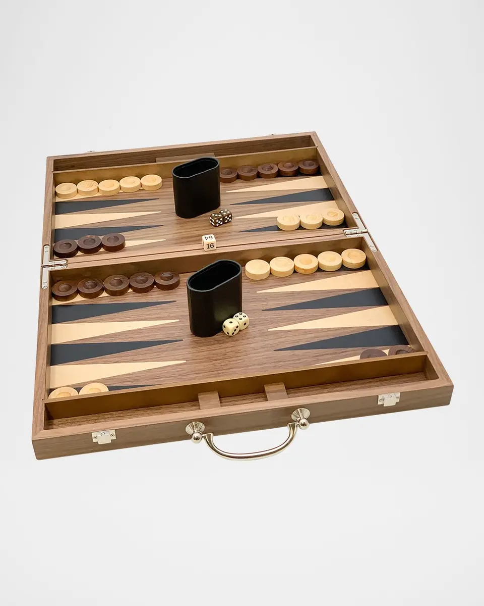 Tizo Inlaid Wood Backgammon Set | Thumbnail 2