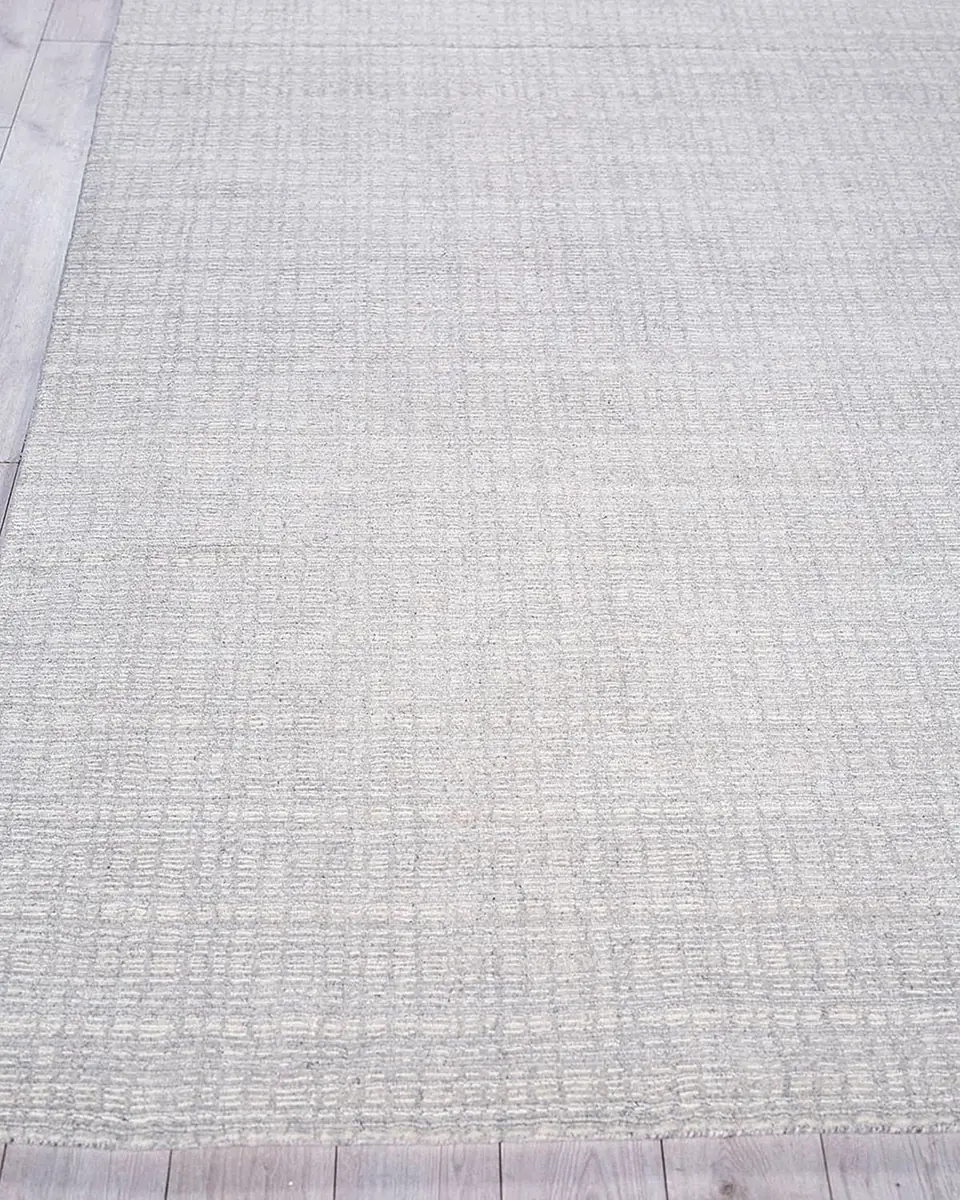 Exquisite Rugs Alpine Hand-Loomed Silver & Ivory Rug | Thumbnail 2 Exquisite Rugs Alpine Hand-Loomed Silver & Ivory Rug | Thumbnail 2