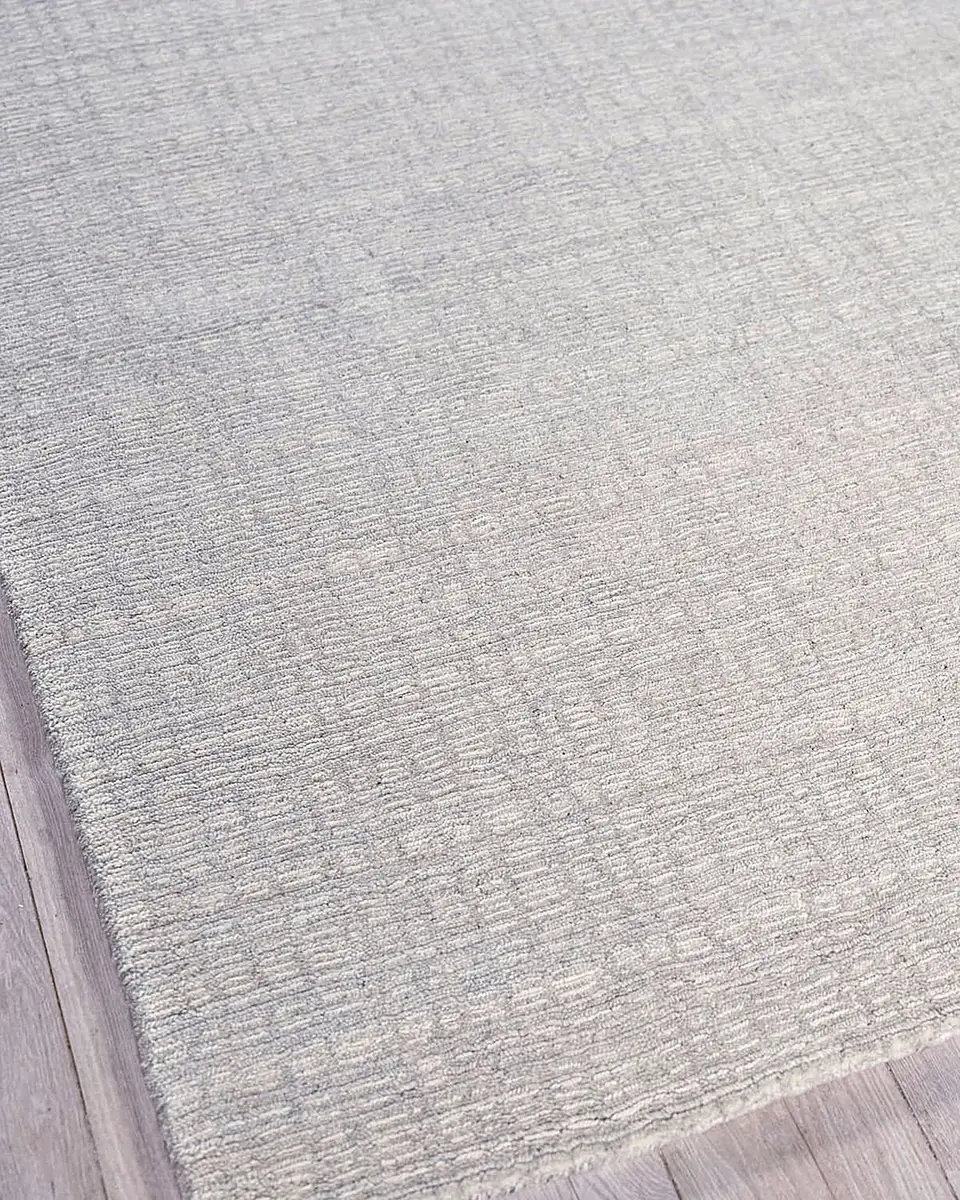 Exquisite Rugs Alpine Hand-Loomed Silver & Ivory Rug | Thumbnail 3 Exquisite Rugs Alpine Hand-Loomed Silver & Ivory Rug | Thumbnail 3