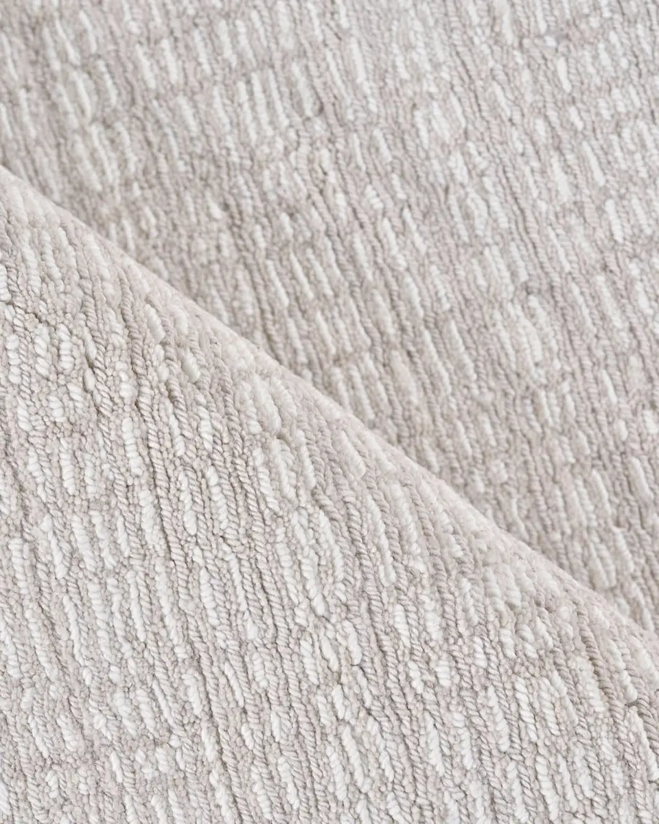 Exquisite Rugs Alpine Hand-Loomed Silver & Ivory Rug | Thumbnail 4 Exquisite Rugs Alpine Hand-Loomed Silver & Ivory Rug | Thumbnail 4