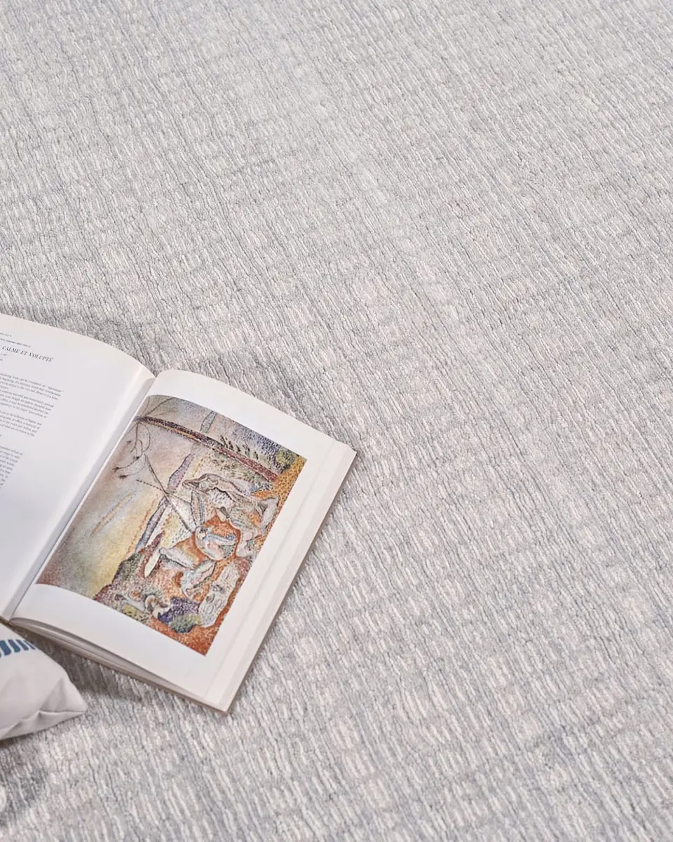 Exquisite Rugs Alpine Hand-Loomed Silver & Ivory Rug | Thumbnail 6 Exquisite Rugs Alpine Hand-Loomed Silver & Ivory Rug | Thumbnail 6