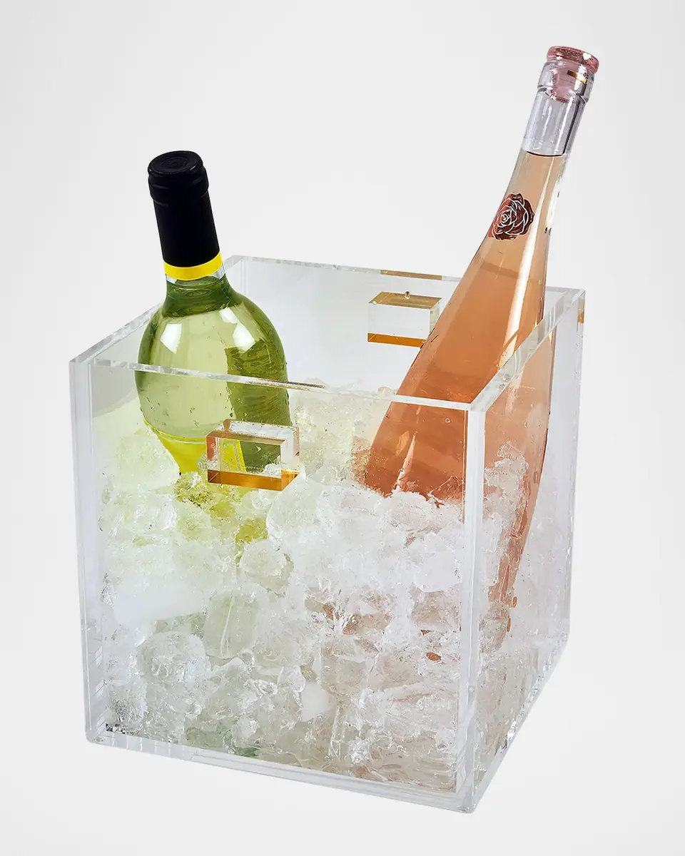 Tizo Clear Lucite Wine Cooler with Handles | Thumbnail 2