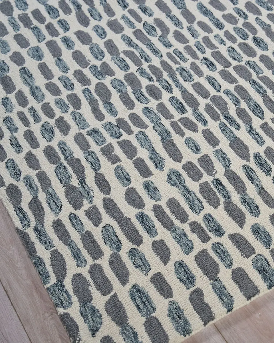 Exquisite Rugs Ink Blot Hand-Tufted Black & Gray Rug | Thumbnail 3 Exquisite Rugs Ink Blot Hand-Tufted Black & Gray Rug | Thumbnail 3