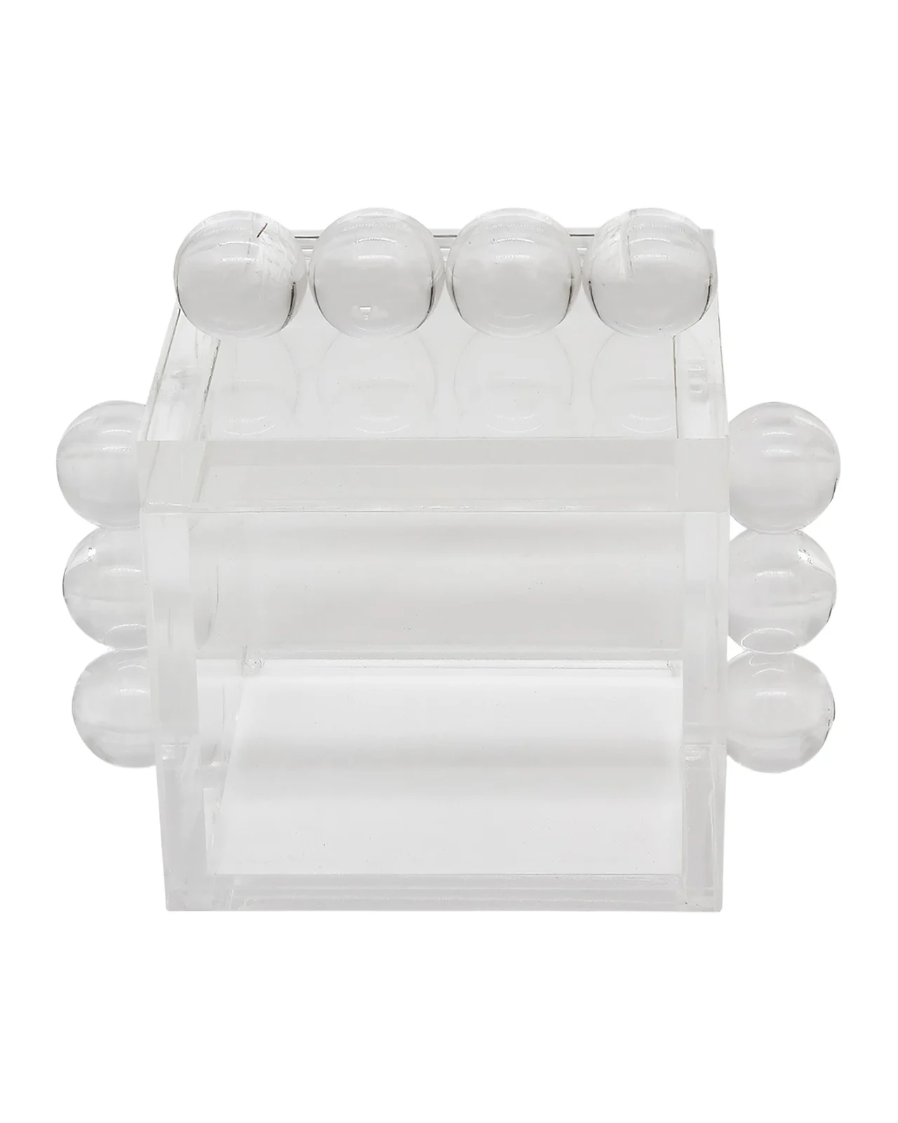 Clear Lucite Box with Bubbles Clear Lucite Box with Bubbles
