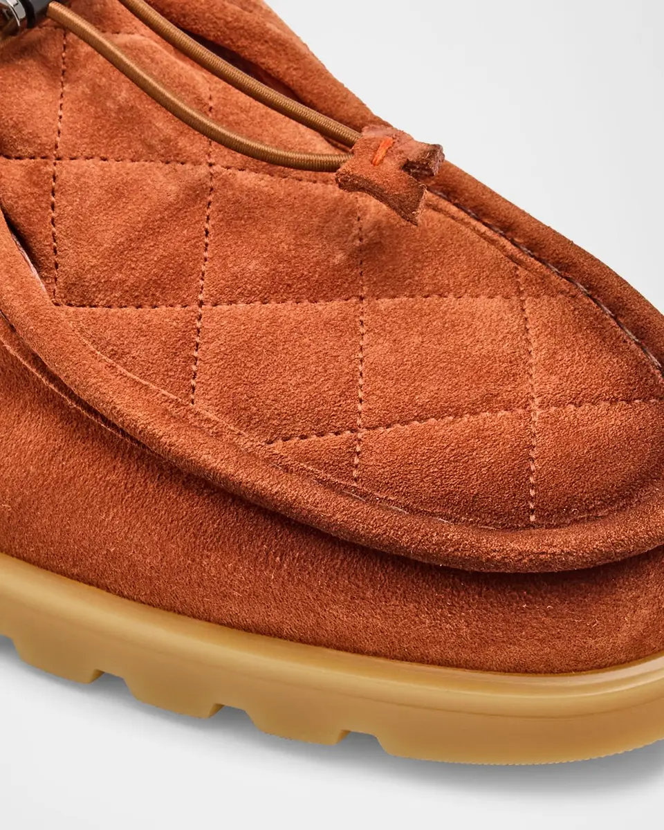 Santoni Men's Gregory Suede Chukka Boots | Thumbnail 4