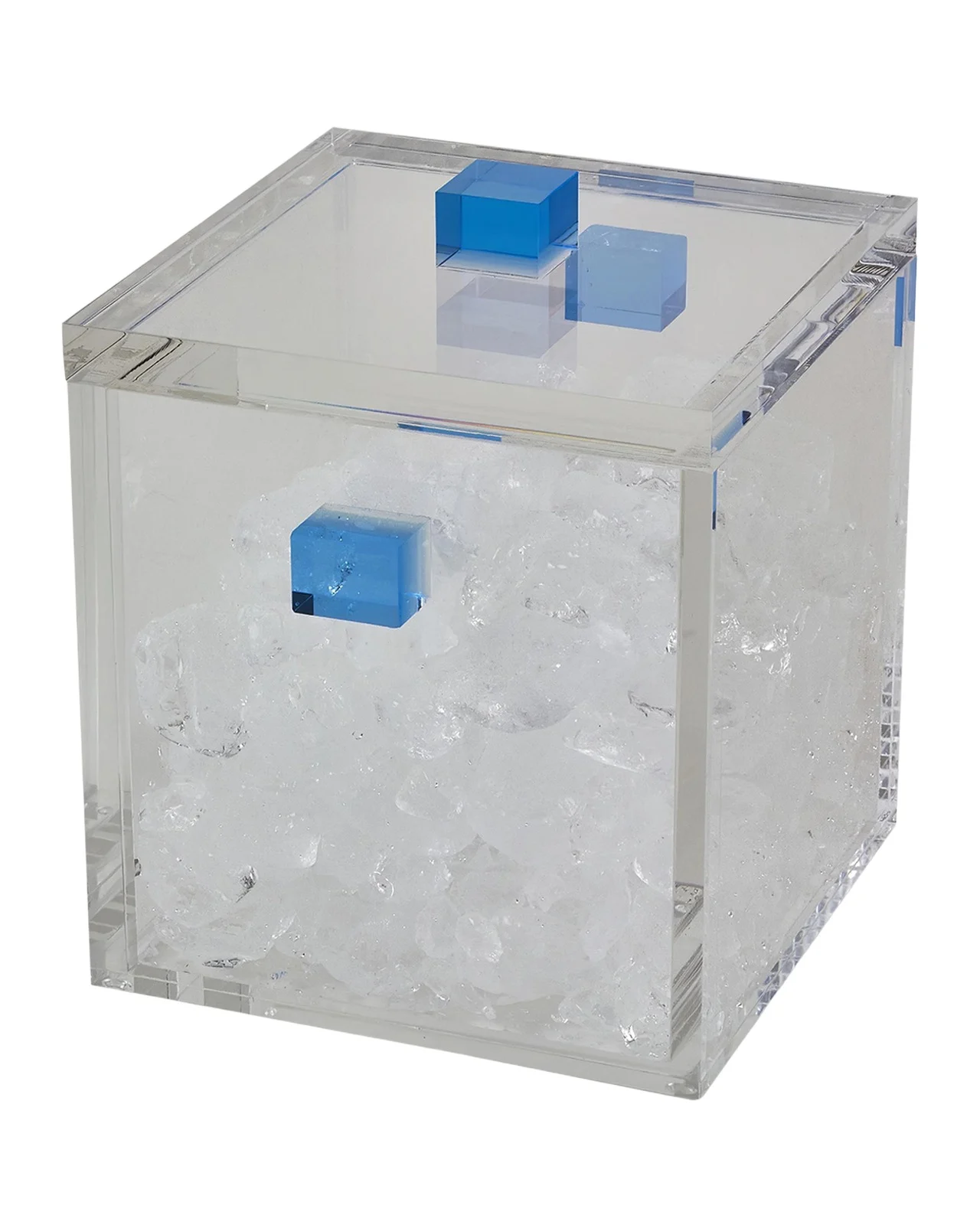 Tizo Clear Lucite Ice Bucket with Lid