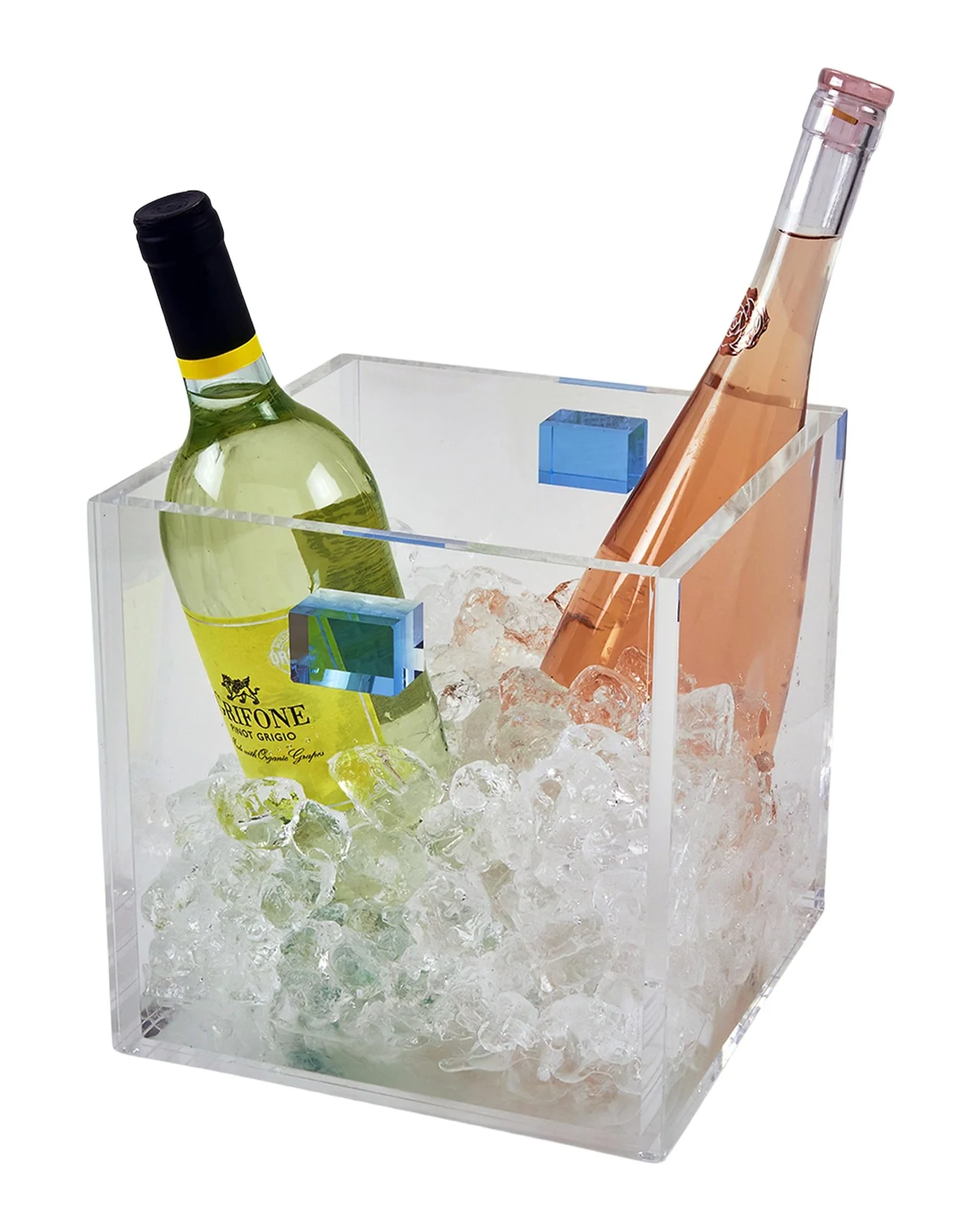 Tizo Clear Lucite Wine Cooler with Handles