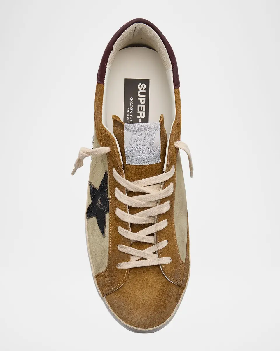 Golden Goose Men's Super-Star Suede Low-Top Sneakers | Thumbnail 5 Golden Goose Men's Super-Star Suede Low-Top Sneakers | Thumbnail 5