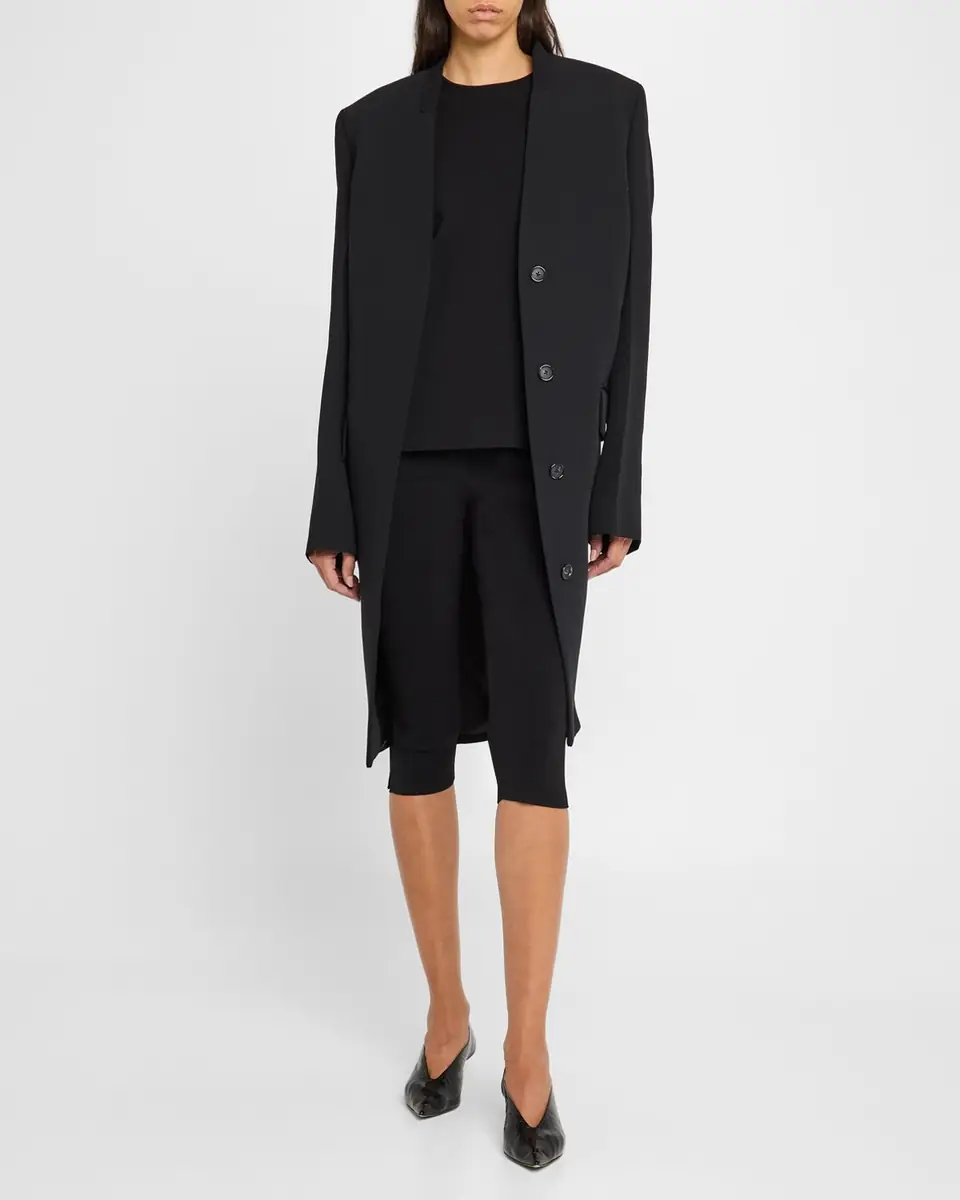 Toteme Deep Pleat Oversized Coat | Thumbnail 4 Toteme Deep Pleat Oversized Coat | Thumbnail 4