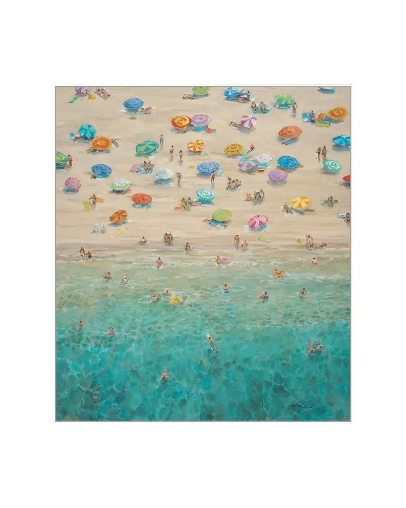 RFA Fine Art "Beach Party" Giclee on Gallery-Wrapped Canvas by H. Scott