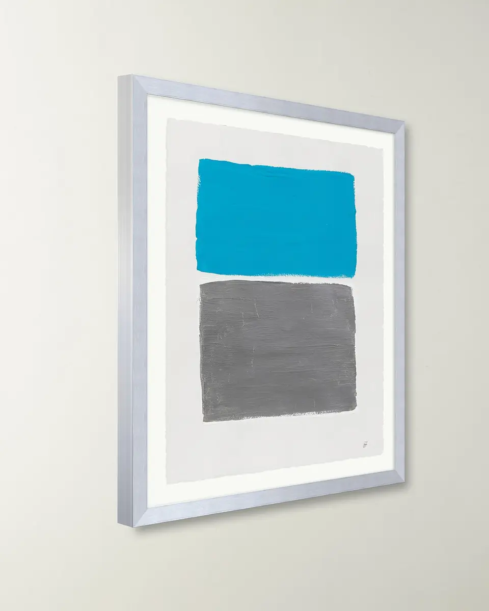 RFA Fine Art "Platinum Sky 3" Framed Acrylic Painting by Deborah Fine | Thumbnail 2