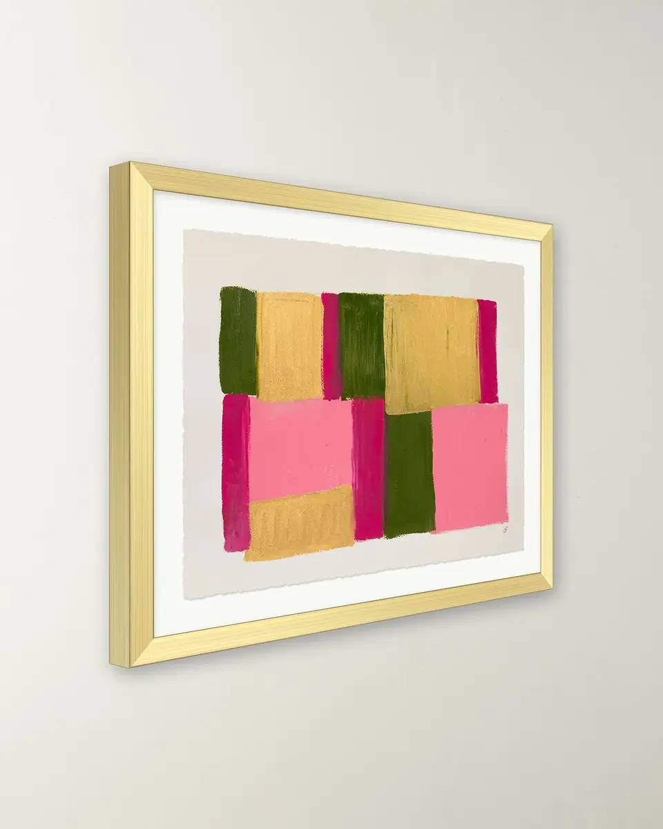 RFA Fine Art "Golden Peony 1" Framed Acrylic Painting by Deborah Fine | Thumbnail 2 RFA Fine Art "Golden Peony 1" Framed Acrylic Painting by Deborah Fine | Thumbnail 2