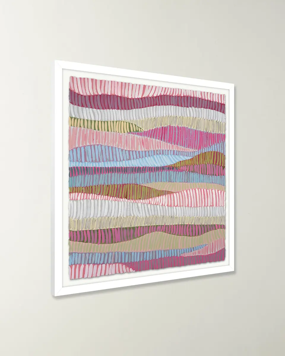 RFA Fine Art "Pink Fence 2" Framed Giclee on Paper by H. Scott | Thumbnail 2 RFA Fine Art "Pink Fence 2" Framed Giclee on Paper by H. Scott | Thumbnail 2