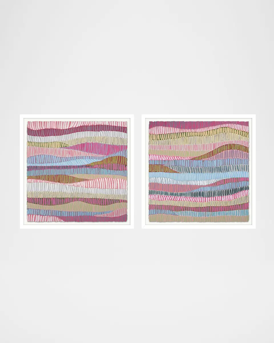 RFA Fine Art "Pink Fence 2" Framed Giclee on Paper by H. Scott | Thumbnail 3 RFA Fine Art "Pink Fence 2" Framed Giclee on Paper by H. Scott | Thumbnail 3