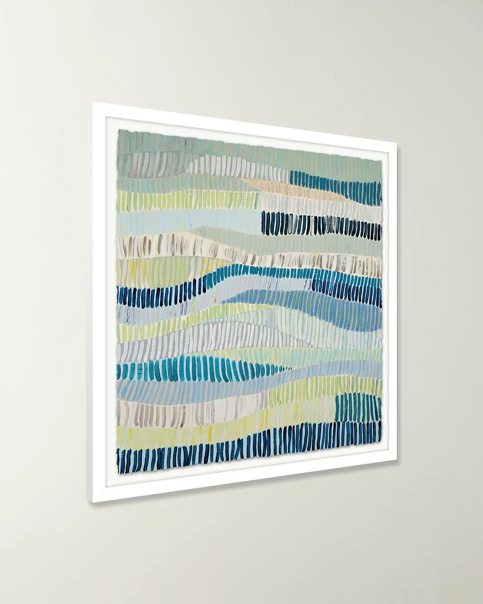 RFA Fine Art "Blue Fence 2" Framed Giclee on Paper by H. Scott | Thumbnail 2 RFA Fine Art "Blue Fence 2" Framed Giclee on Paper by H. Scott | Thumbnail 2