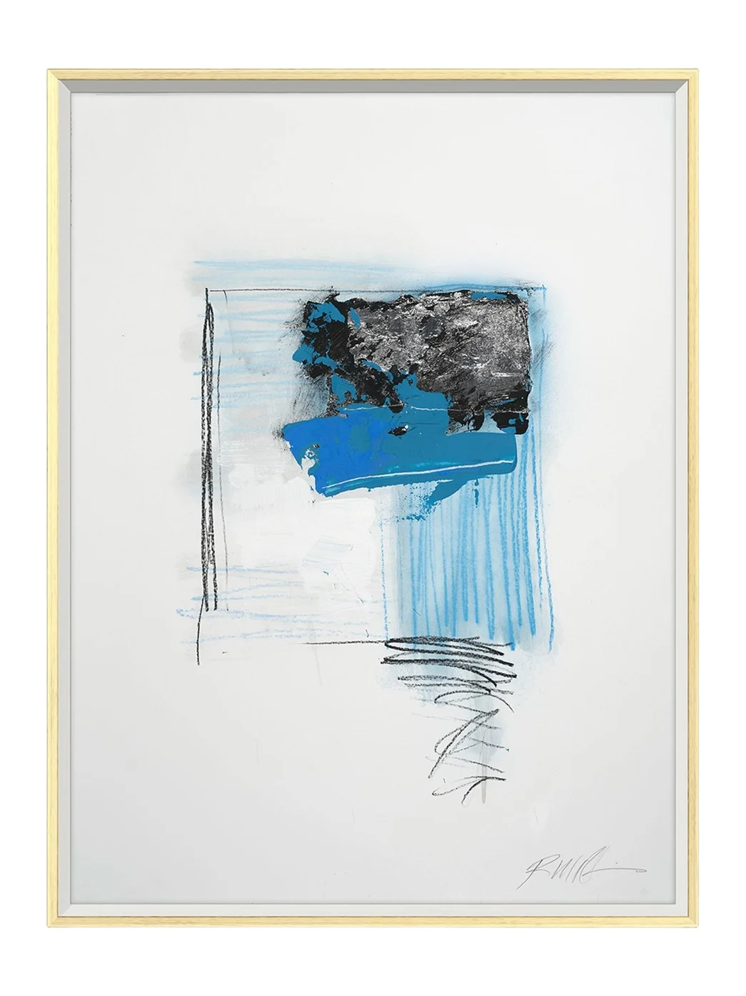 RFA Fine Art "Blue Lines 2" Giclee on Paper by Robert Robinson