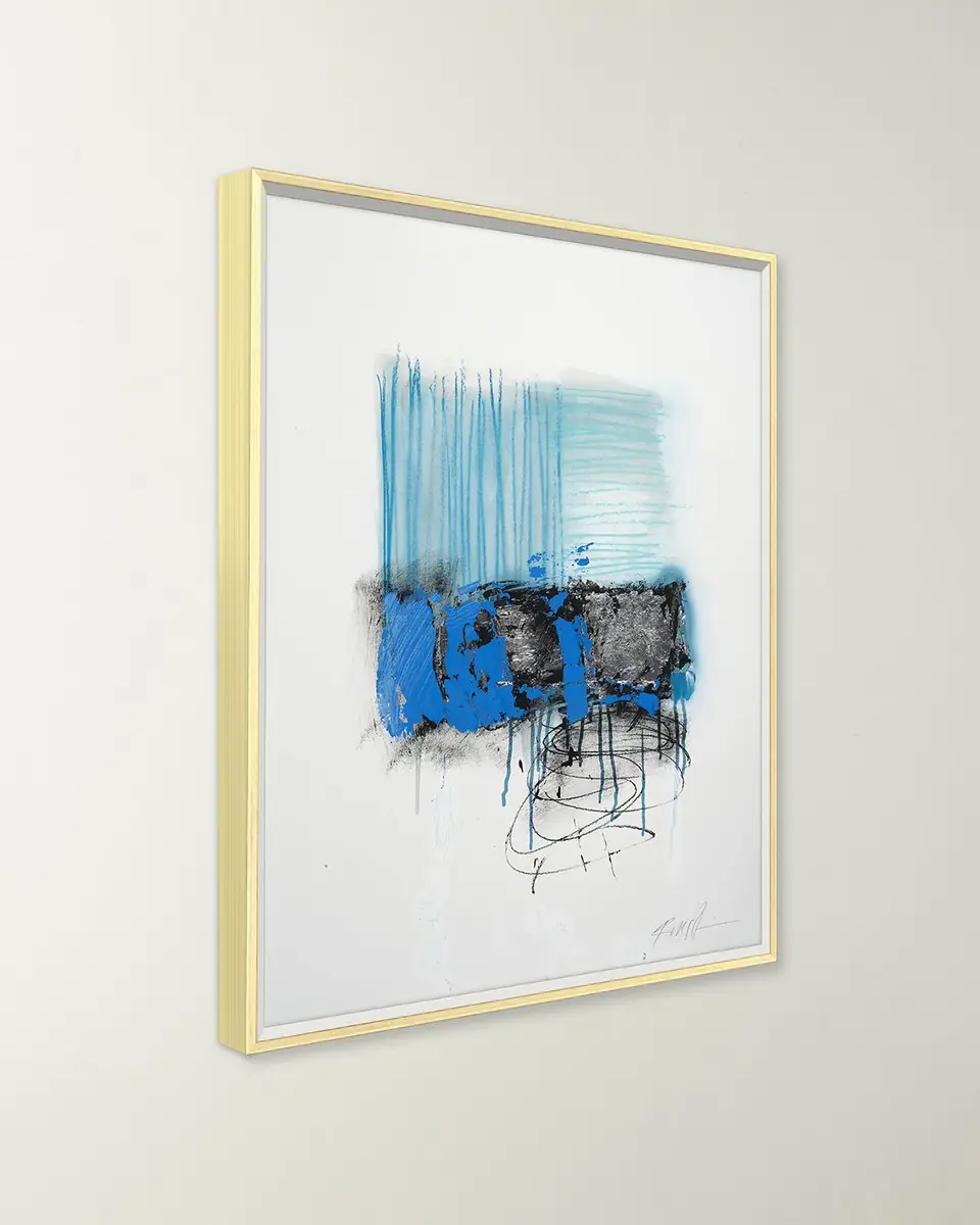 RFA Fine Art "Blue Lines 3" Giclee on Paper by Robert Robinson | Thumbnail 2 RFA Fine Art "Blue Lines 3" Giclee on Paper by Robert Robinson | Thumbnail 2