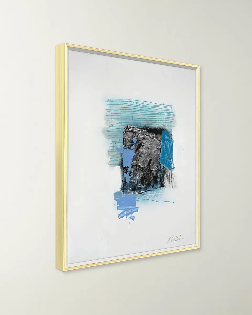 RFA Fine Art "Blue Lines 4" Giclee on Paper by Robert Robinson | Thumbnail 2 RFA Fine Art "Blue Lines 4" Giclee on Paper by Robert Robinson | Thumbnail 2