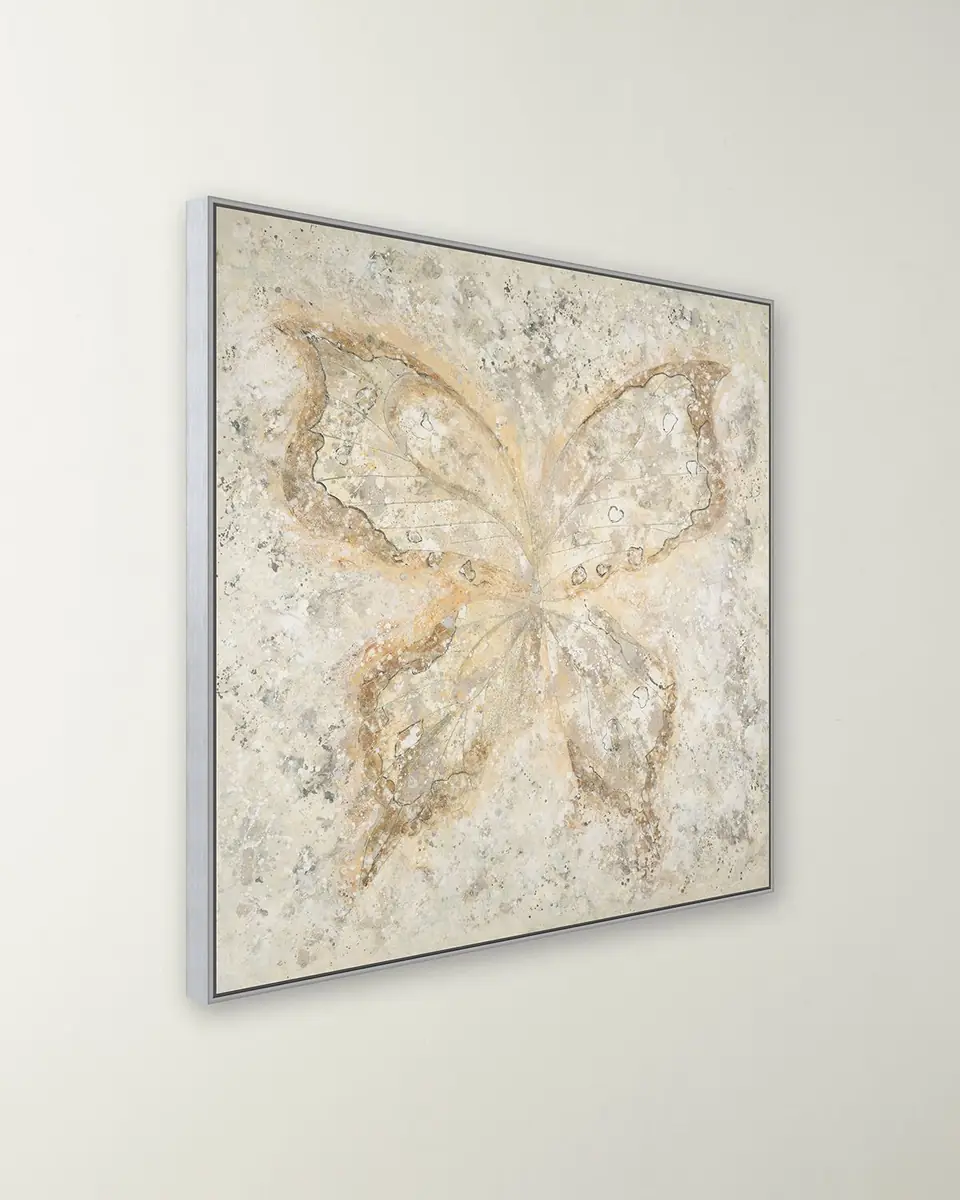 RFA Fine Art "Gold Butterfly" Hand-Embellished Giclee by H. Scott | Thumbnail 2 RFA Fine Art "Gold Butterfly" Hand-Embellished Giclee by H. Scott | Thumbnail 2