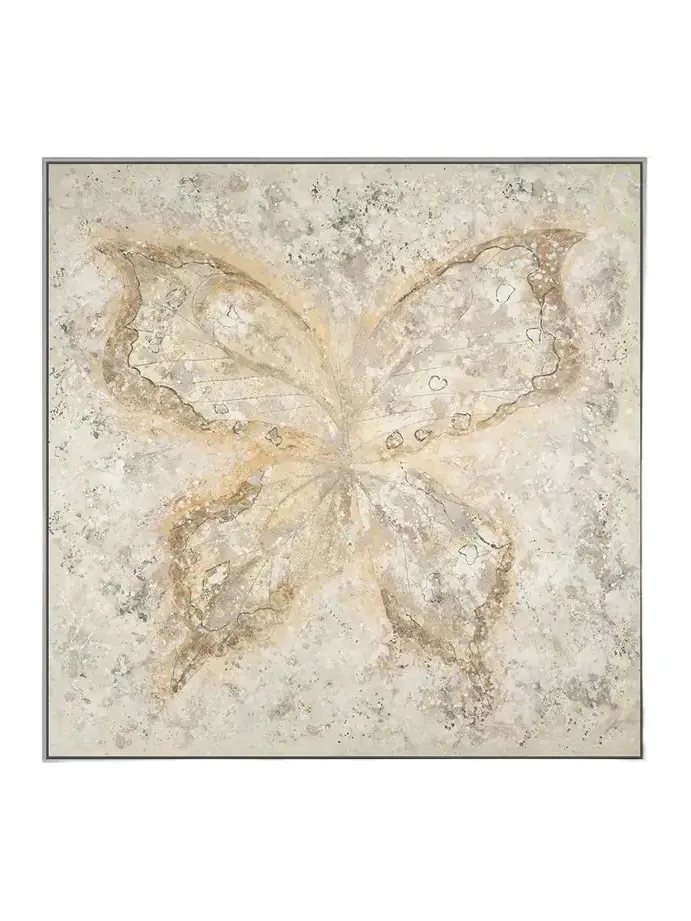 RFA Fine Art "Gold Butterfly" Hand-Embellished Giclee by H. Scott