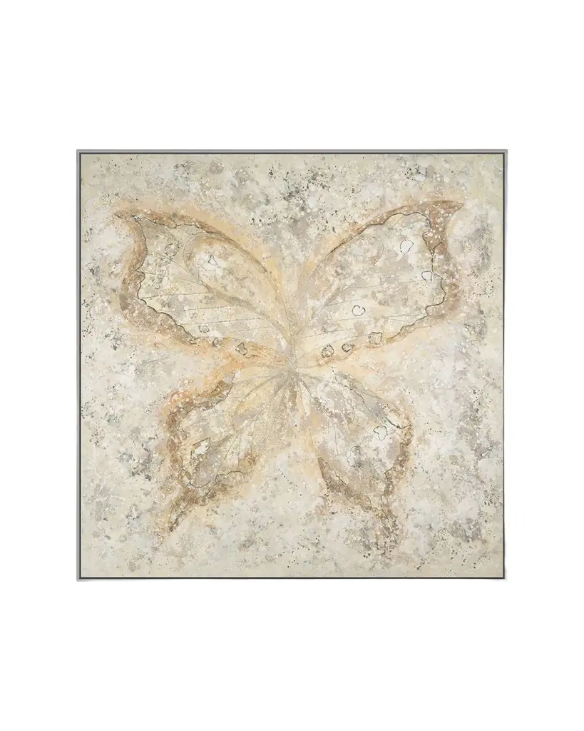 RFA Fine Art "Gold Butterfly" Hand-Embellished Giclee by H. Scott