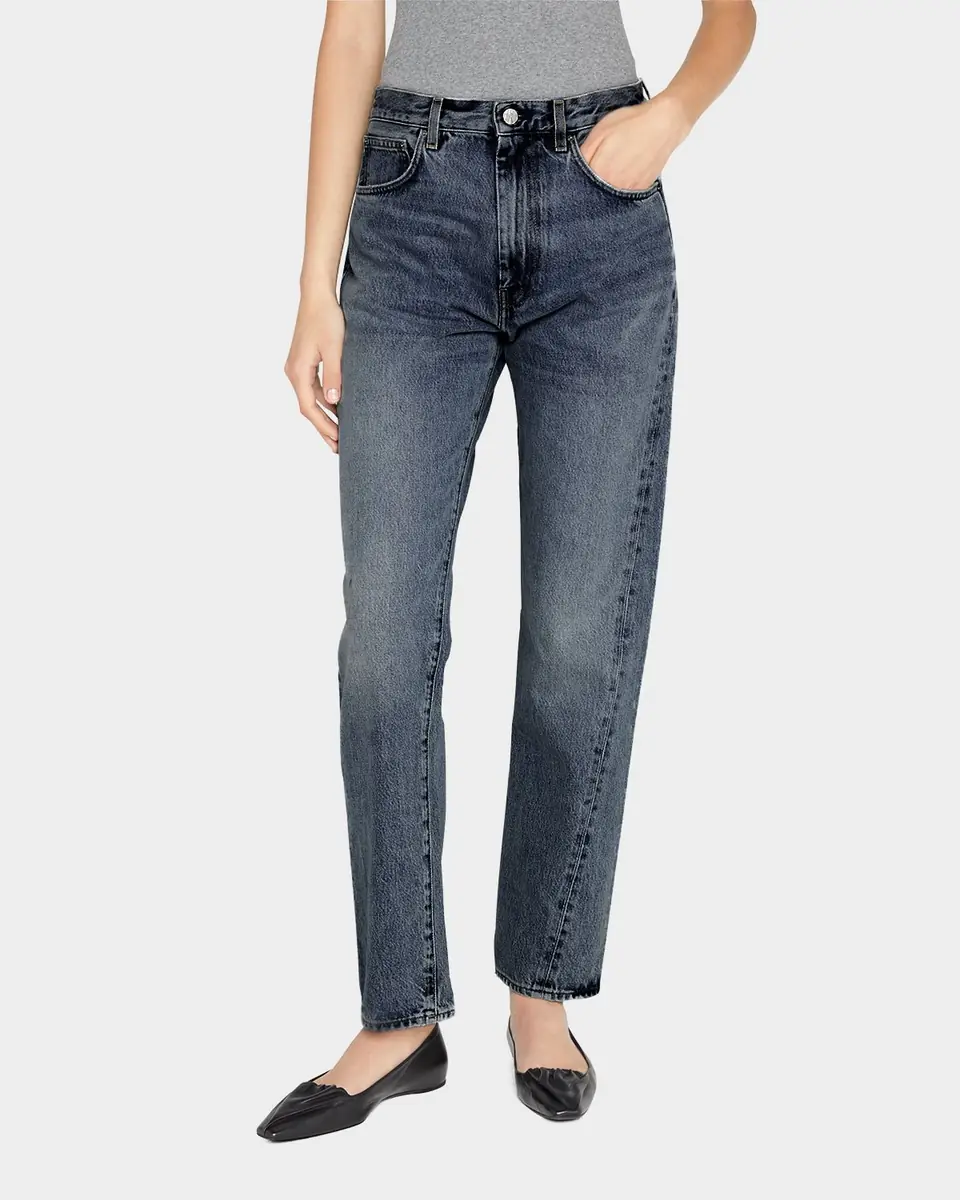 Toteme Twisted Seam Straight-Leg Denim Pants | Thumbnail 3