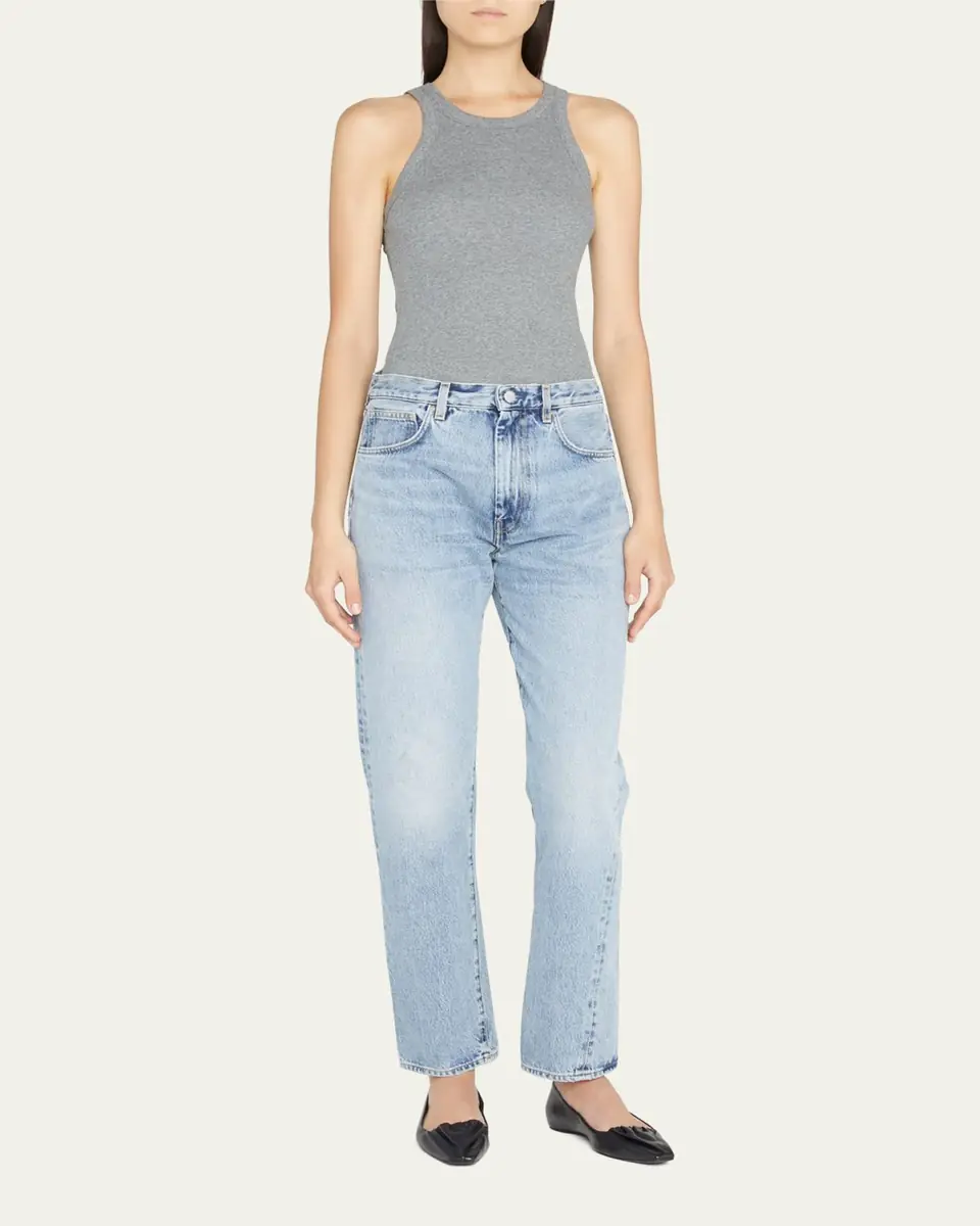 Toteme Twisted Seam Straight-Leg Denim Pants | Thumbnail 6