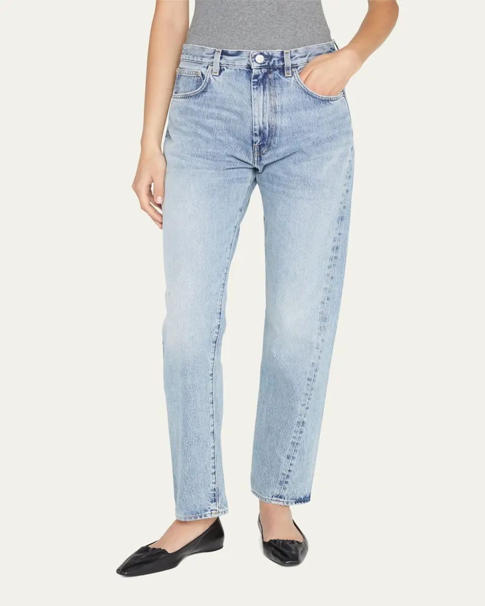 Toteme Twisted Seam Straight-Leg Denim Pants | Thumbnail 8