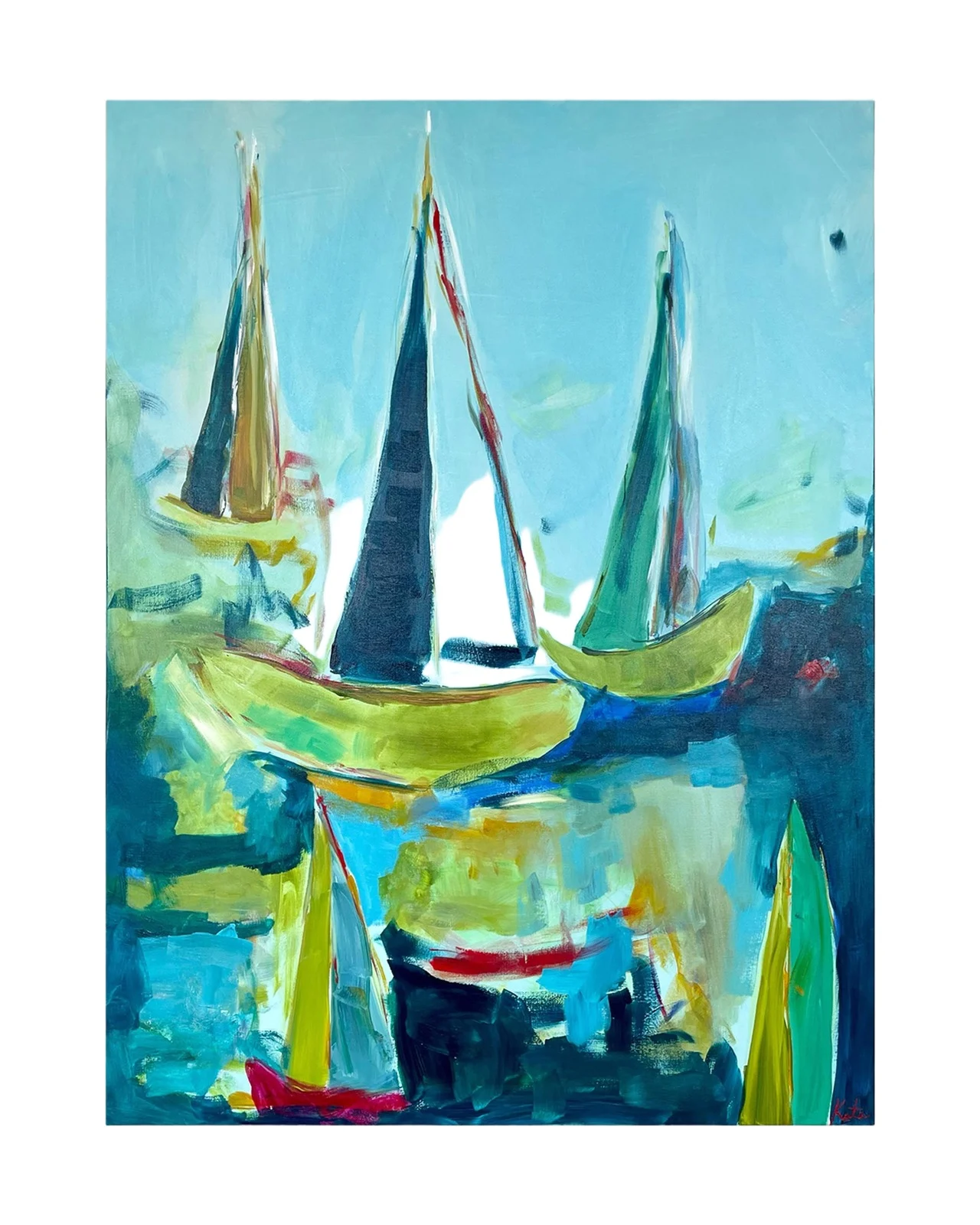 RFA Fine Art "Come Sail Away" Hand-Embellished Giclee by Kate Baldock